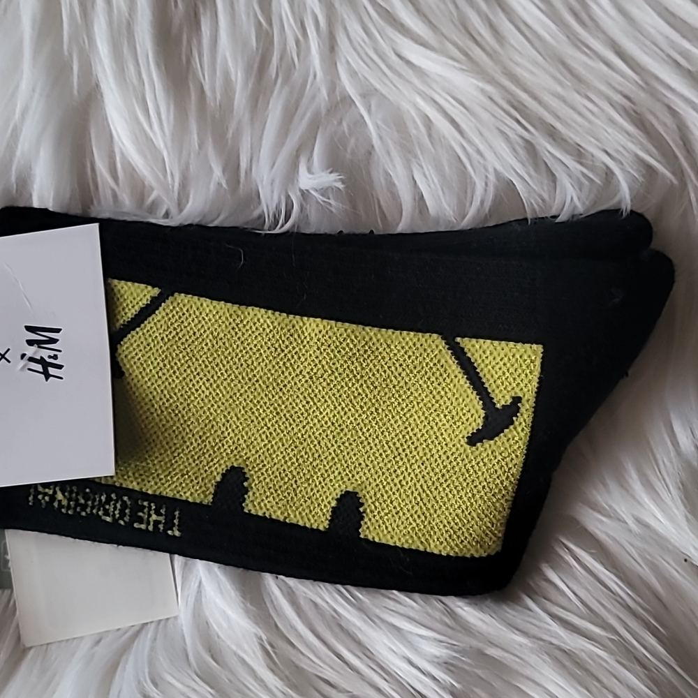 Smiley X H&M Black Smiley Face Socks